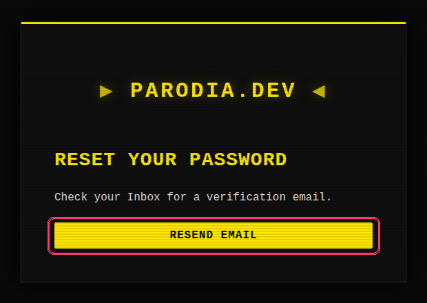 The "Check your Inbox" confirmation